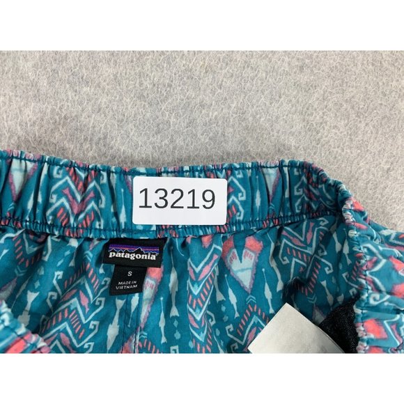 Patagonia Nylon Aztec Outdoor Shorts (Women's Small) Blue - Picture 5 of 9